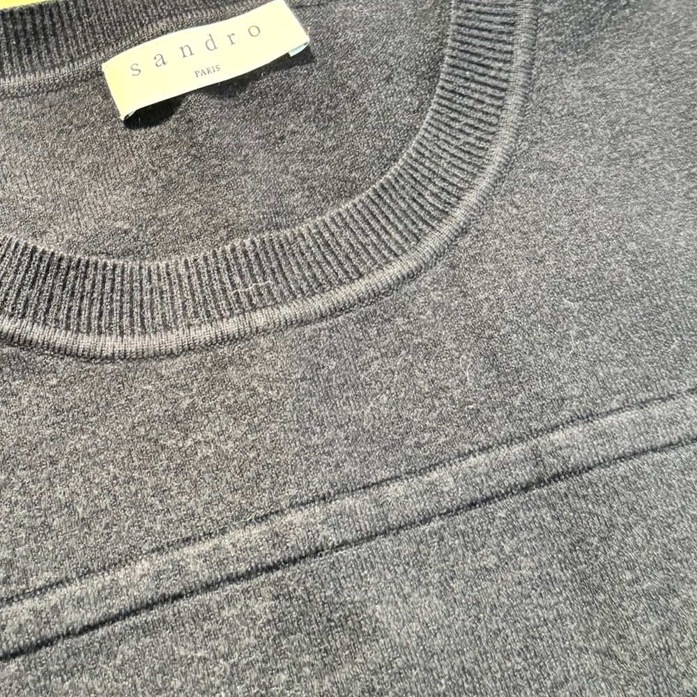 Sandro Paris Cropped Tee - Picture 4 of 7